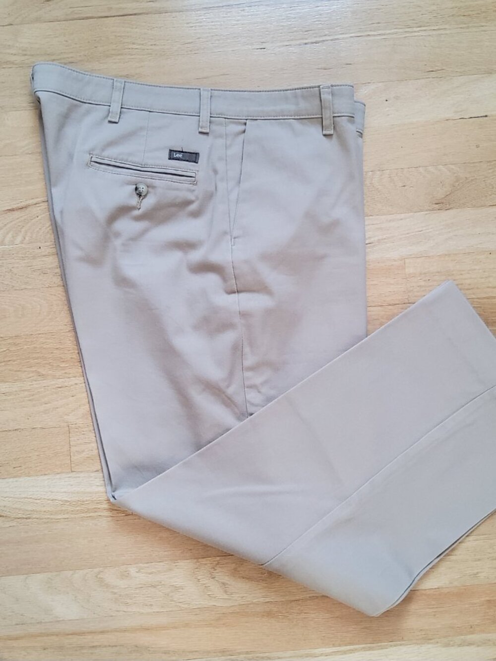Lee Men's Pants Khaki Straight Leg Size 40x29